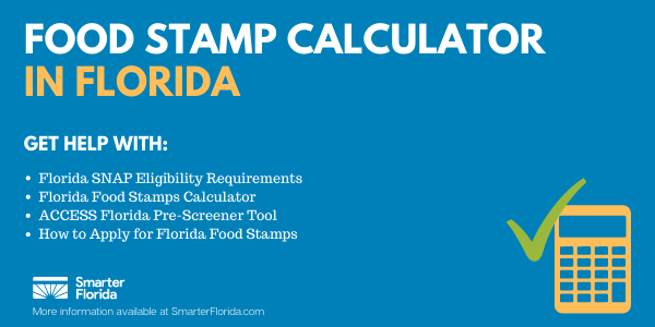 Florida Food Stamps Income Limit For 2023 - Smarter Florida