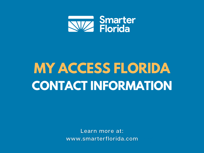 My Access Florida Contact Information Smarter Florida