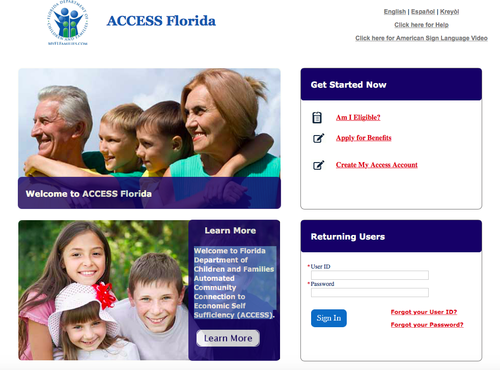 My Access Florida Fax Number Smarter Florida