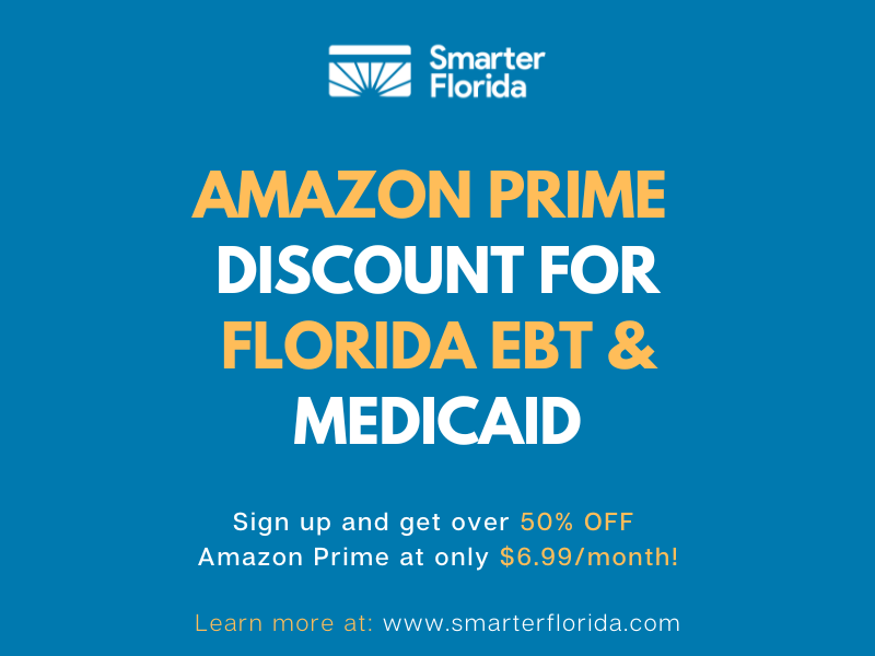 Amazon Prime Discount for Florida EBT and Medicaid