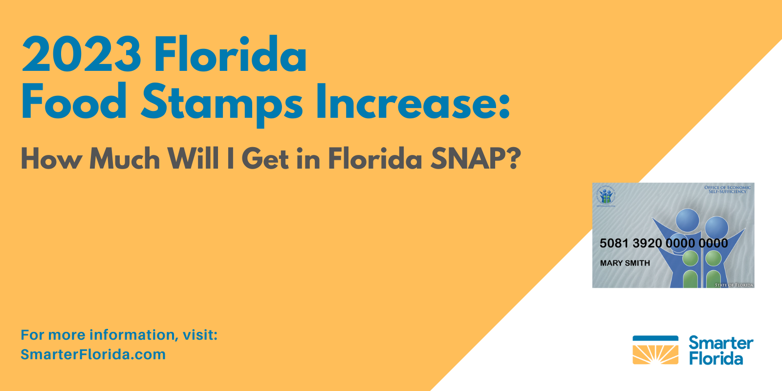 2023 Florida Food Stamps Increase - Smarter Florida